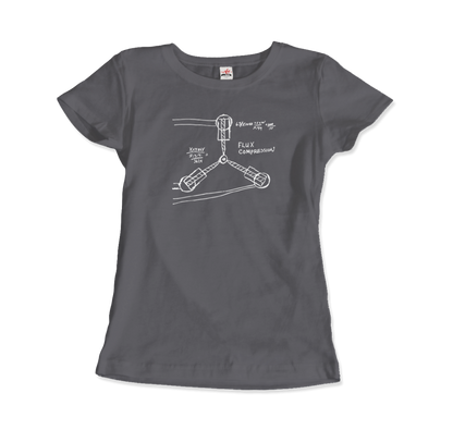 Flux Capacitor Sketch from Back to the Future T-Shirt-9
